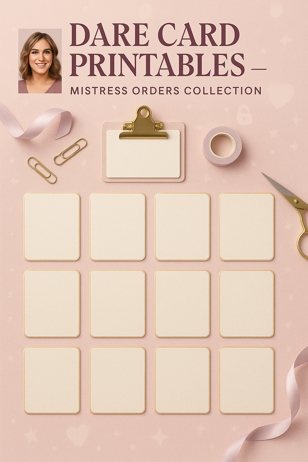 Dare Card Printables (Mistress Orders Collection)