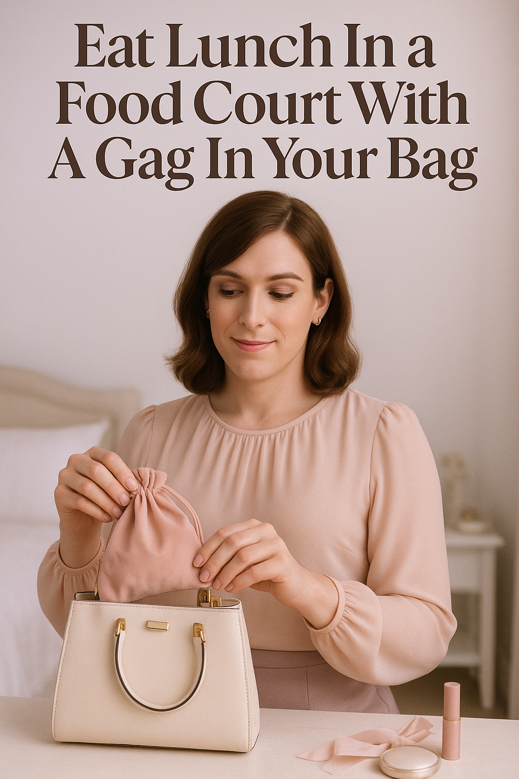 Eat Lunch in a Food Court with a Gag in Your Bag