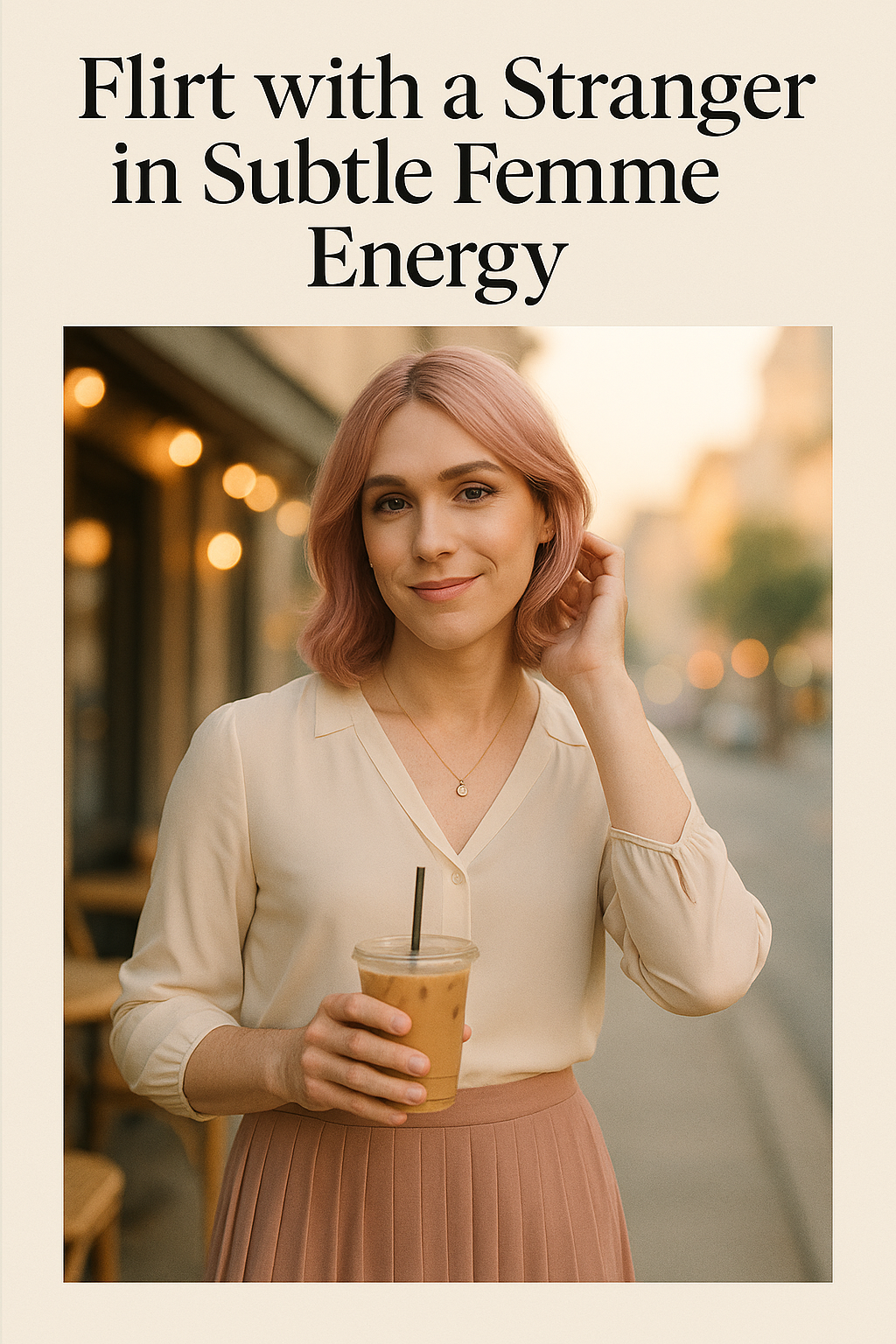 Flirt with a Stranger in Subtle Femme Energy​