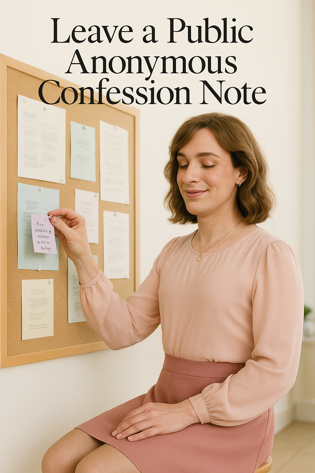Leave a Public Anonymous Confession Note
