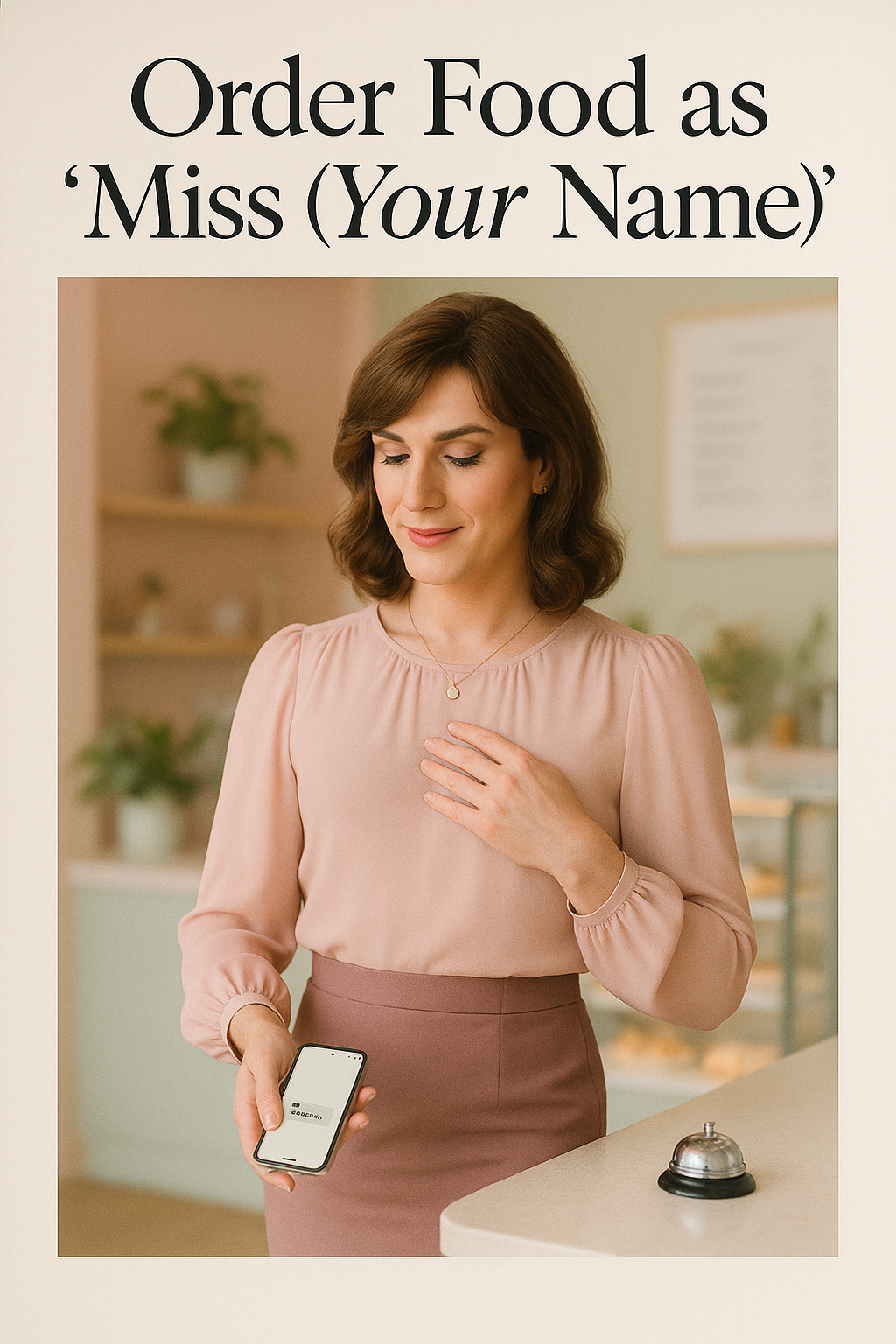Order Food as “Miss (Your Name)”
