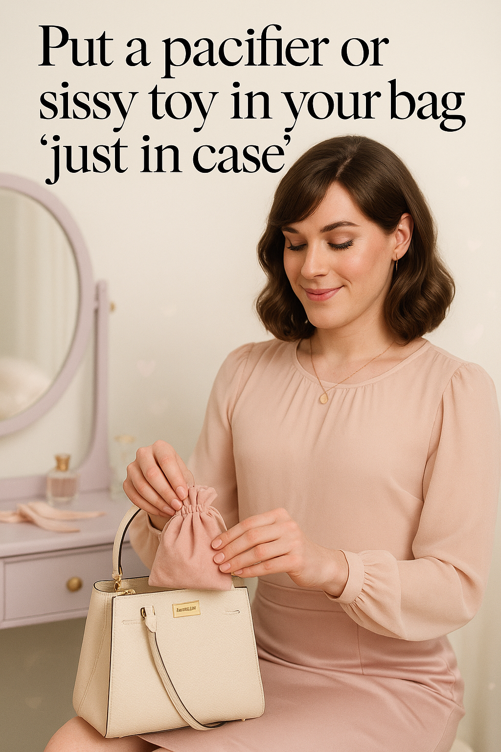 Put a Pacifier or Sissy Toy in Your Bag “Just in Case”
