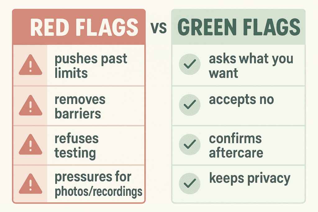 Red and Green Flags