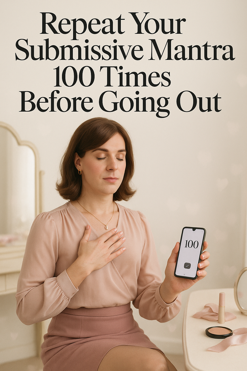 Repeat Your Submissive Mantra 100 Times Before Going Out
