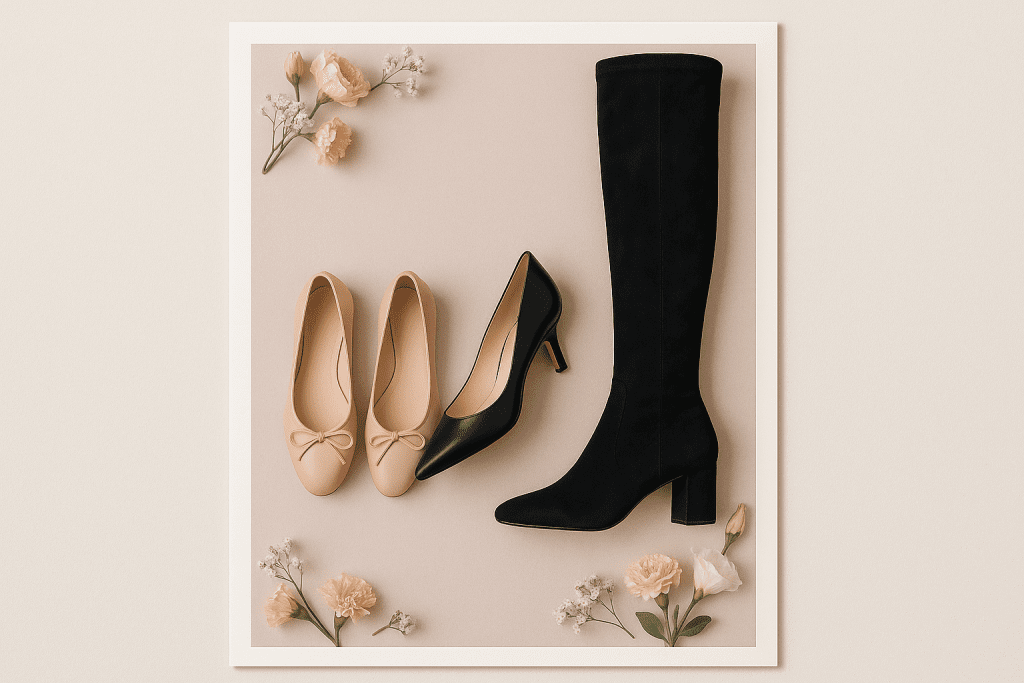 Shoes that Change Your Silhouette (Flats vs Heels vs Boots)