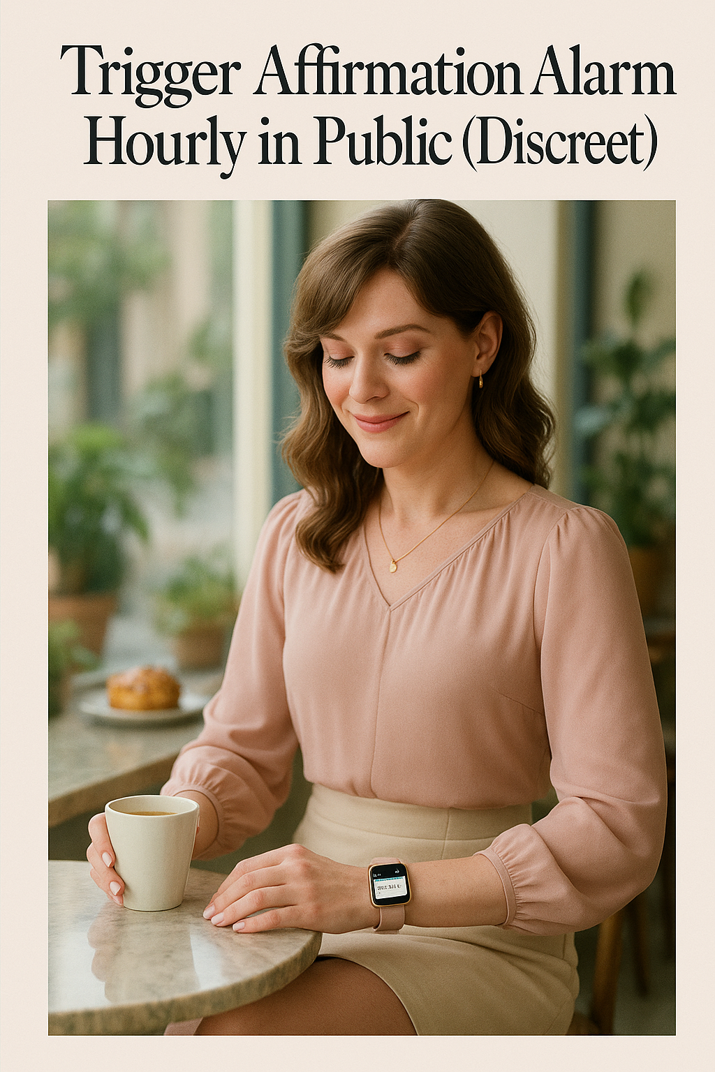 Trigger Affirmation Alarm Hourly in Public
