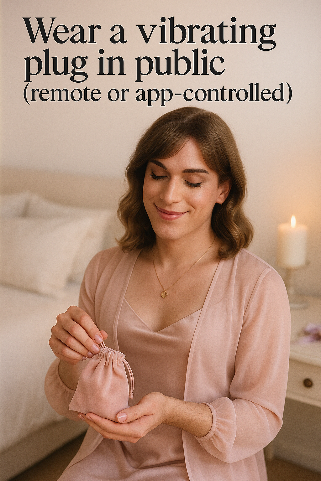 Wear a Vibrating Plug in Public (Remote or App-Controlled)
