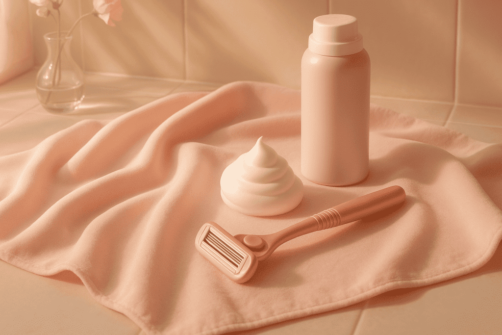 Shaving and hair removal ritual for feminine soft skin