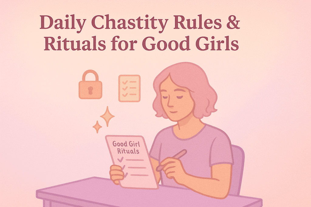 Daily Chastity Rules & Rituals for Good Girls