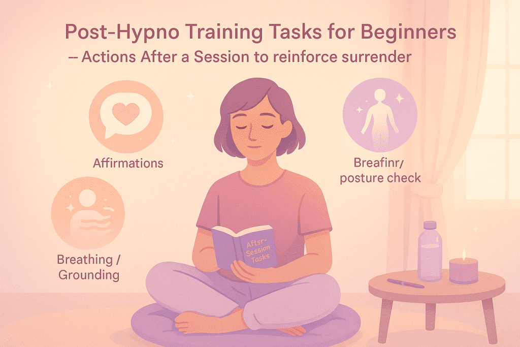 Post-Hypno Training Tasks for Beginner