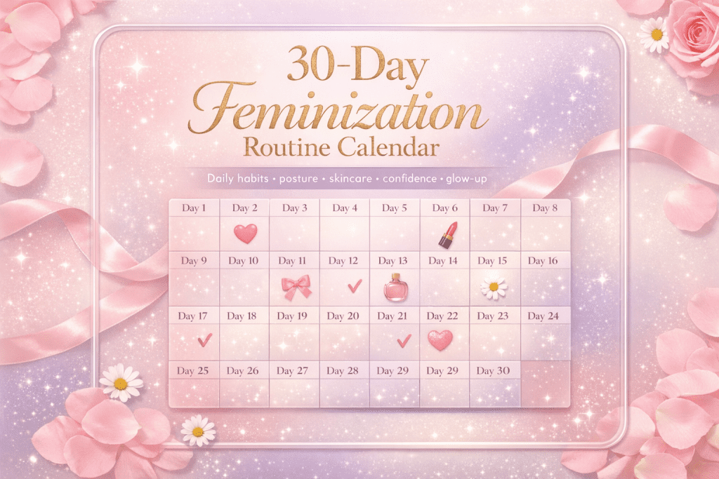 30-Day Feminization Routine Calendar