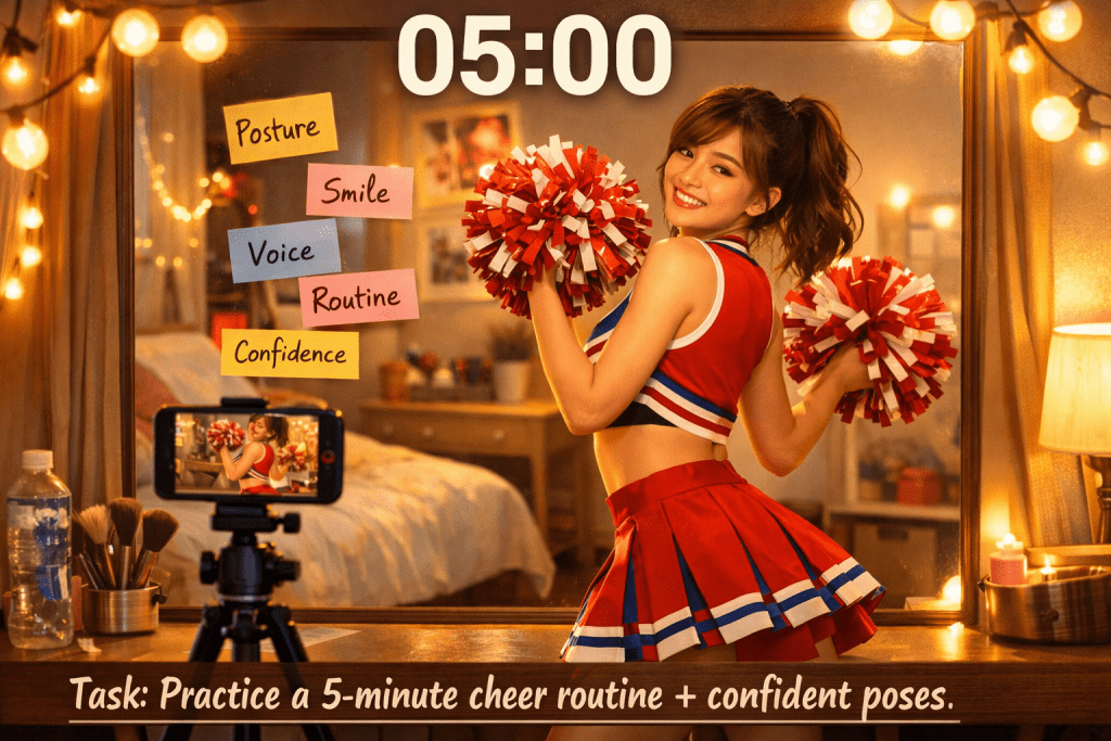 Roleplaying a Cheerleader Slut