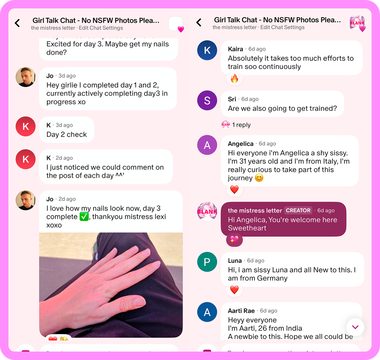 Chatroom conversations