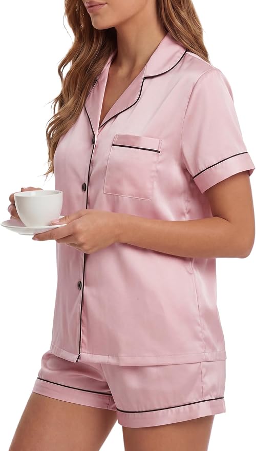 Cute Pajama Shorts Set