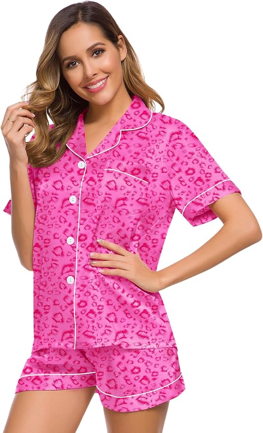 Hot Pink Two-Piece Set