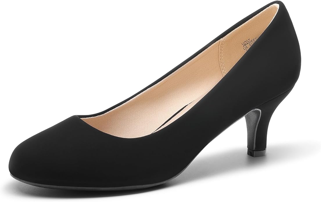 Low Block Heel Pumps