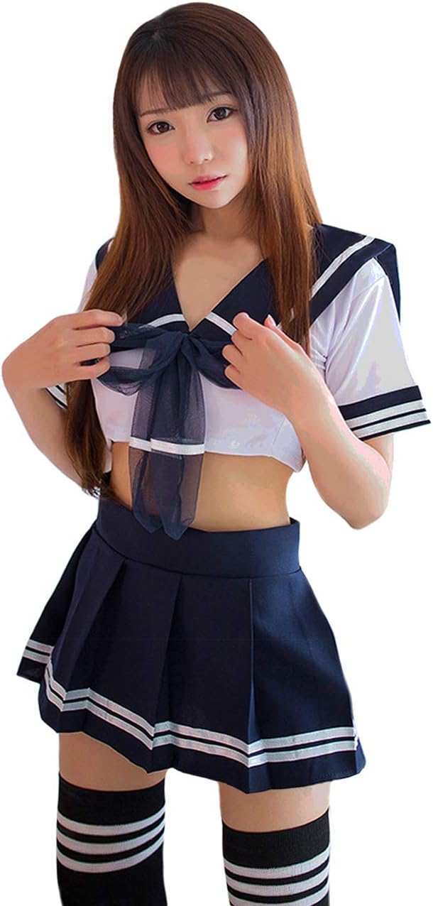 Sailor-Style Schoolgirl Outfit