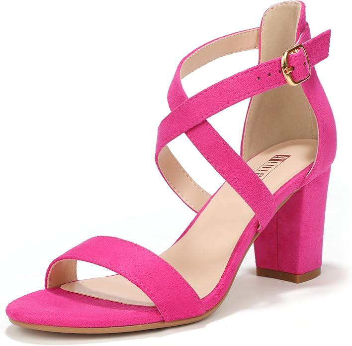 Strappy Block Heels