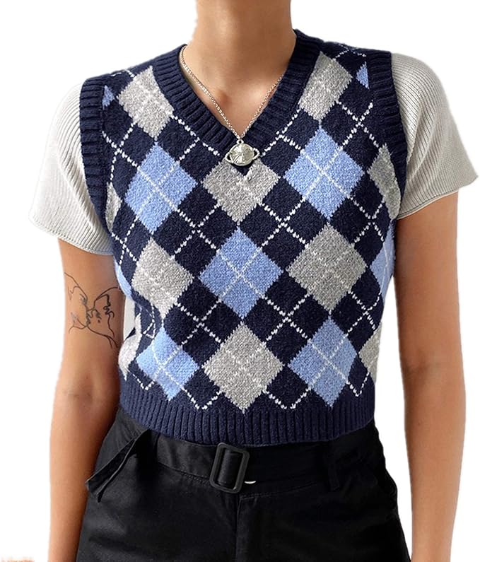 Sweater Vest Schoolgirl Outfit