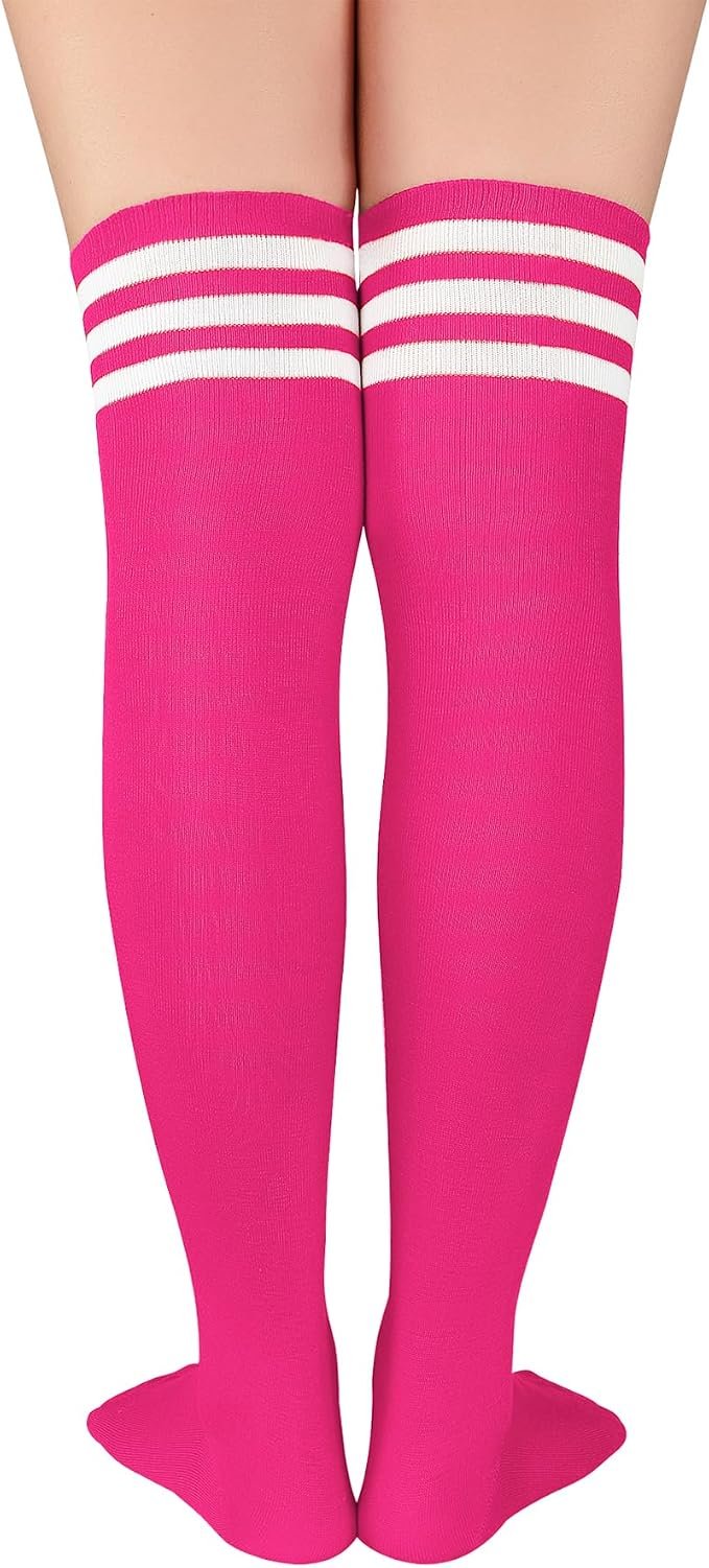 Classic Feminine Thigh-High Socks