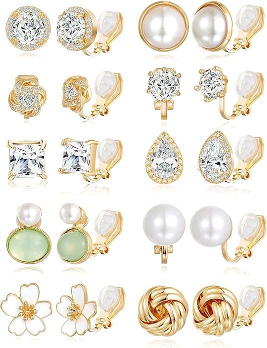 Clip-On Feminine Earrings