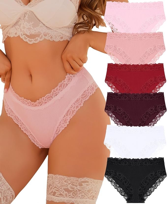 Cute 6 Pastel Panty Set