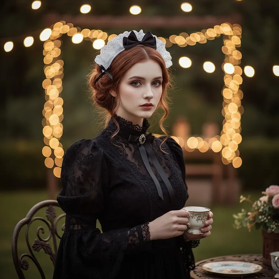 Lace Maid Headband