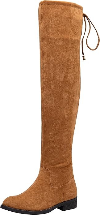 Low-Heel Beginner Thigh-High Boots