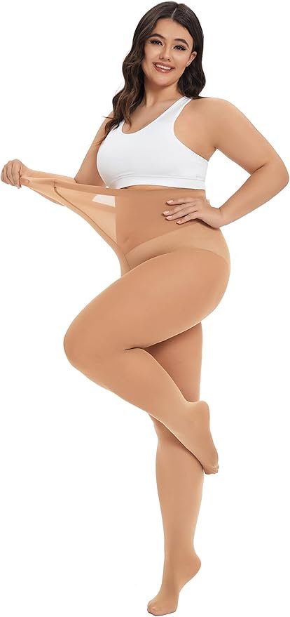 Plus-Size Comfort Fit Pantyhose