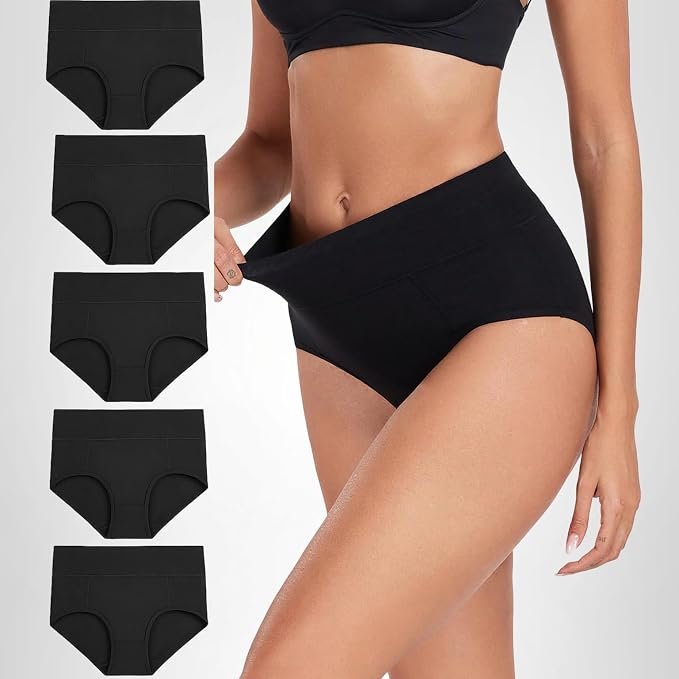 Plus-Size Stretch Brief Panties