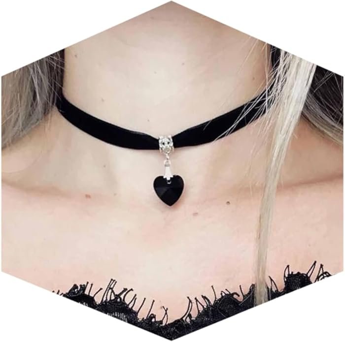 Soft Black Velvet Choker
