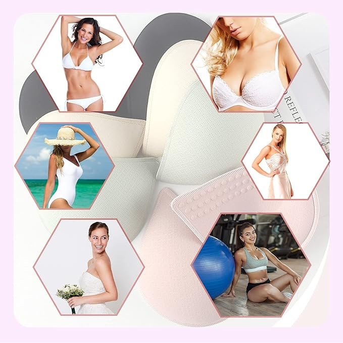 Thin Tapered Bra Pad Inserts